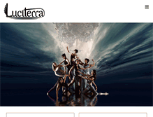 Tablet Screenshot of luciterradance.com